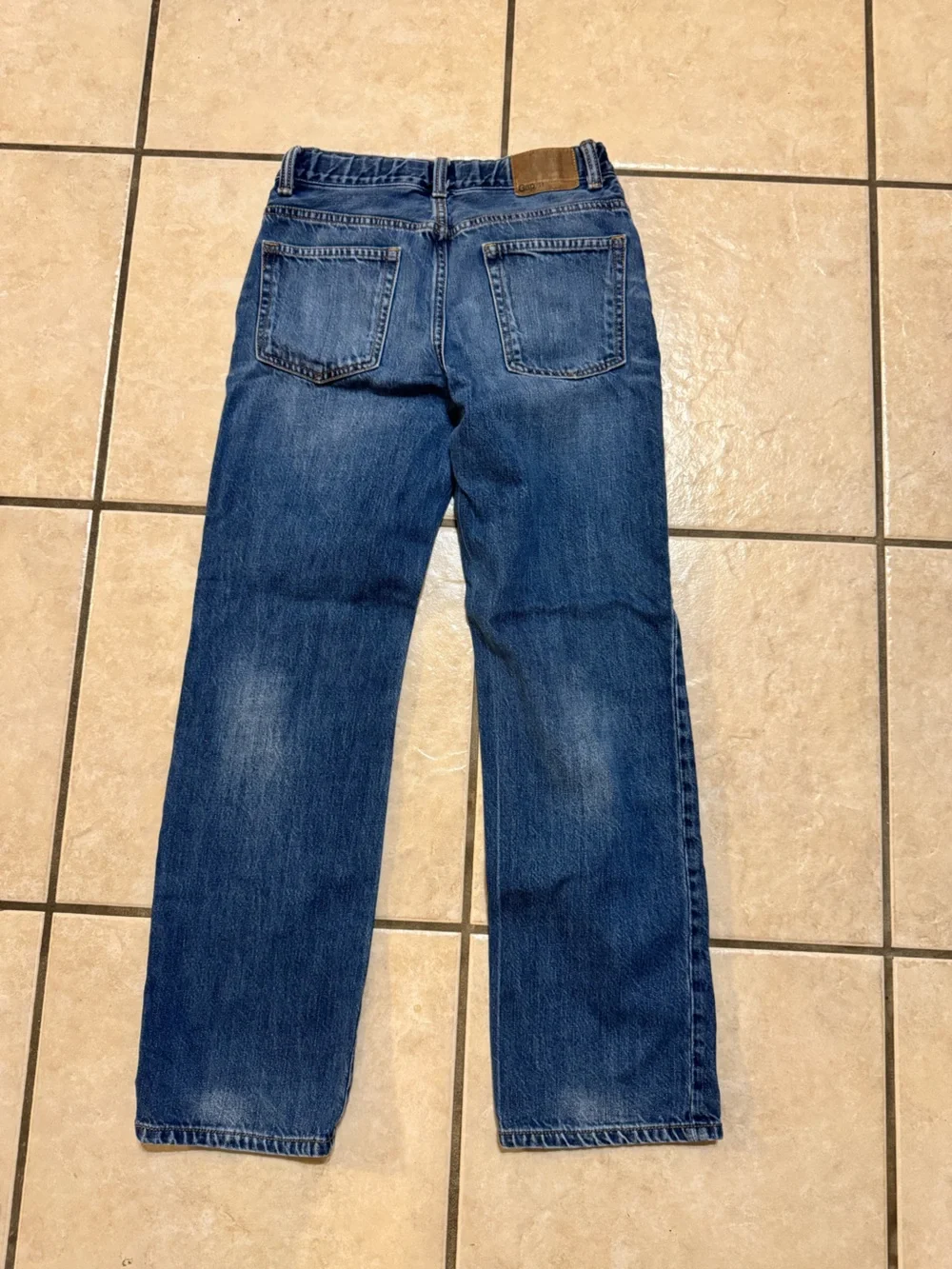 GAP Medium Blue Relaxed Straight Jeans